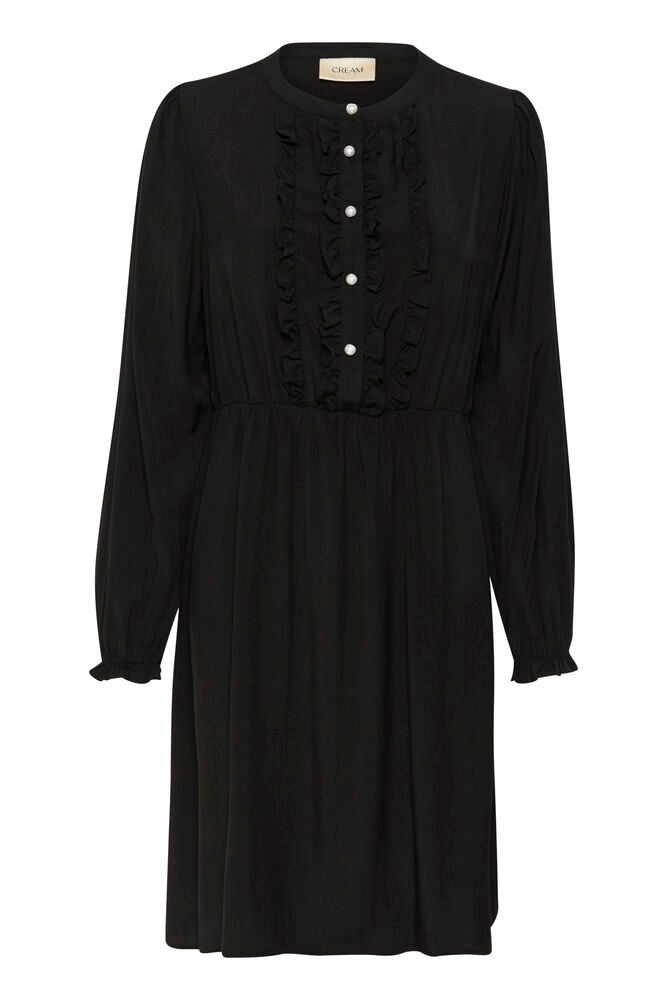 Cream Suki Kjole Langærmet Pitch Sort