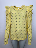 Pieszak Lila Bluse Drape Shoulder Gul