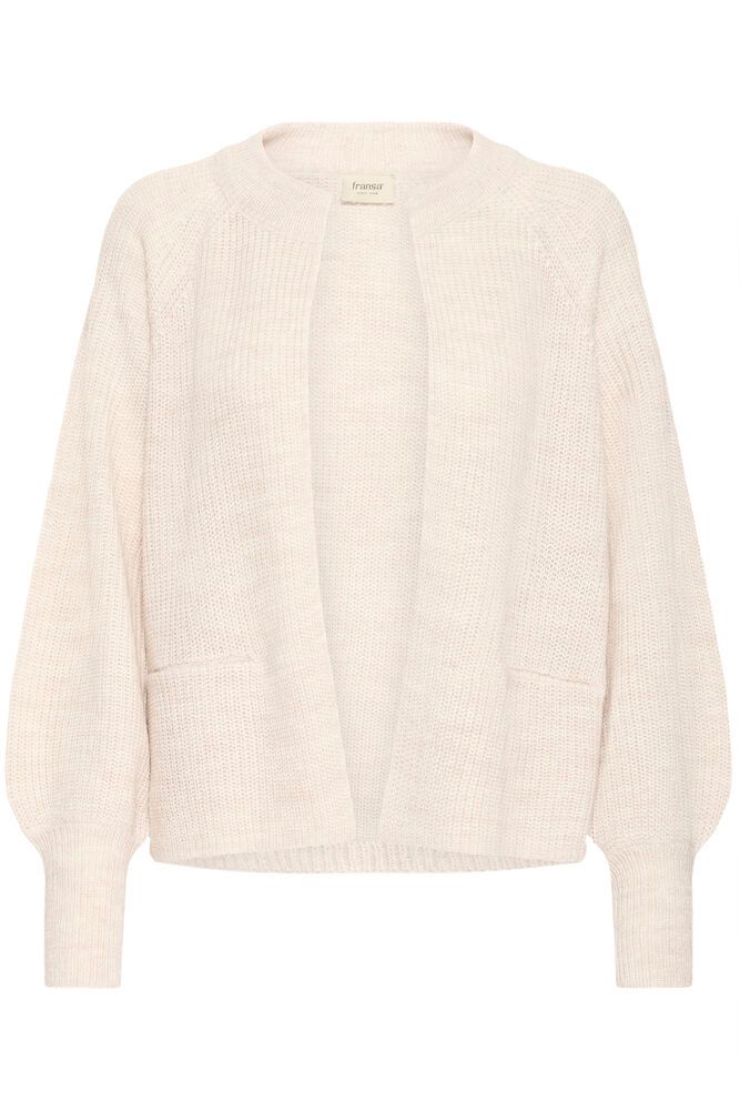 FRANSA Eretta Cardigan Limestone Creme