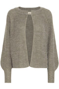 FRANSA Eretta Cardigan Dusty Olive Grøn
