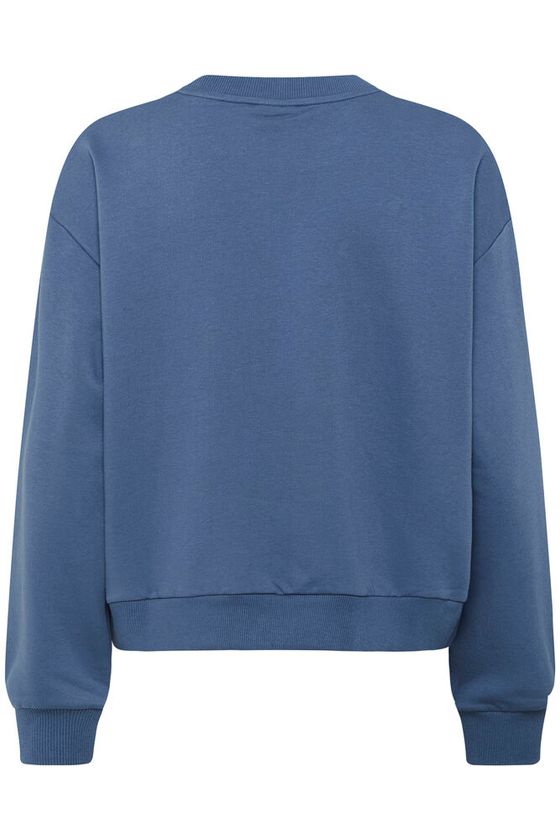 KAFFE Elenora Sweatshirt SUNDAY Blå