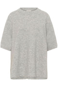 KAFFE Niel Pullover Lys Grå Melange