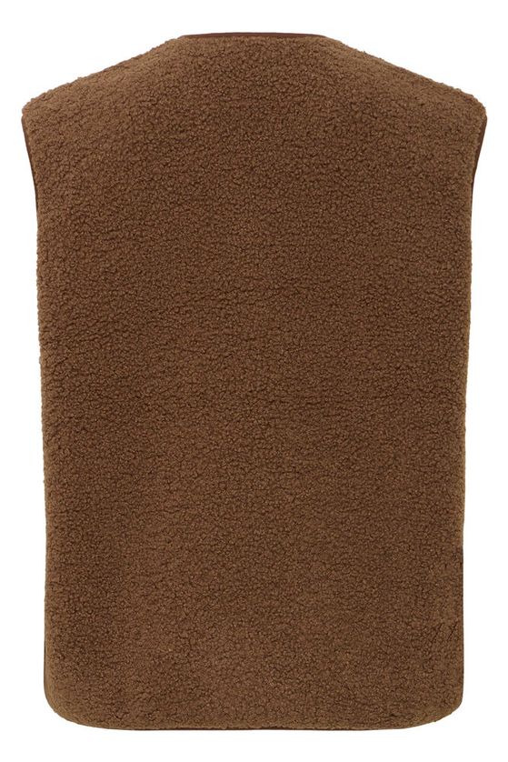 Fransa Gwynne Vest Cocoa Brun