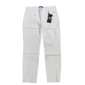 Cero Lina 7/8 bukser w. zip Hvid