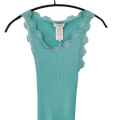 Rosemunde Copenhagen Silke Top w lace Aqua Paradise
