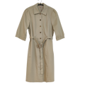 ESQUALO Kjole Puf Sleevehead Khaki