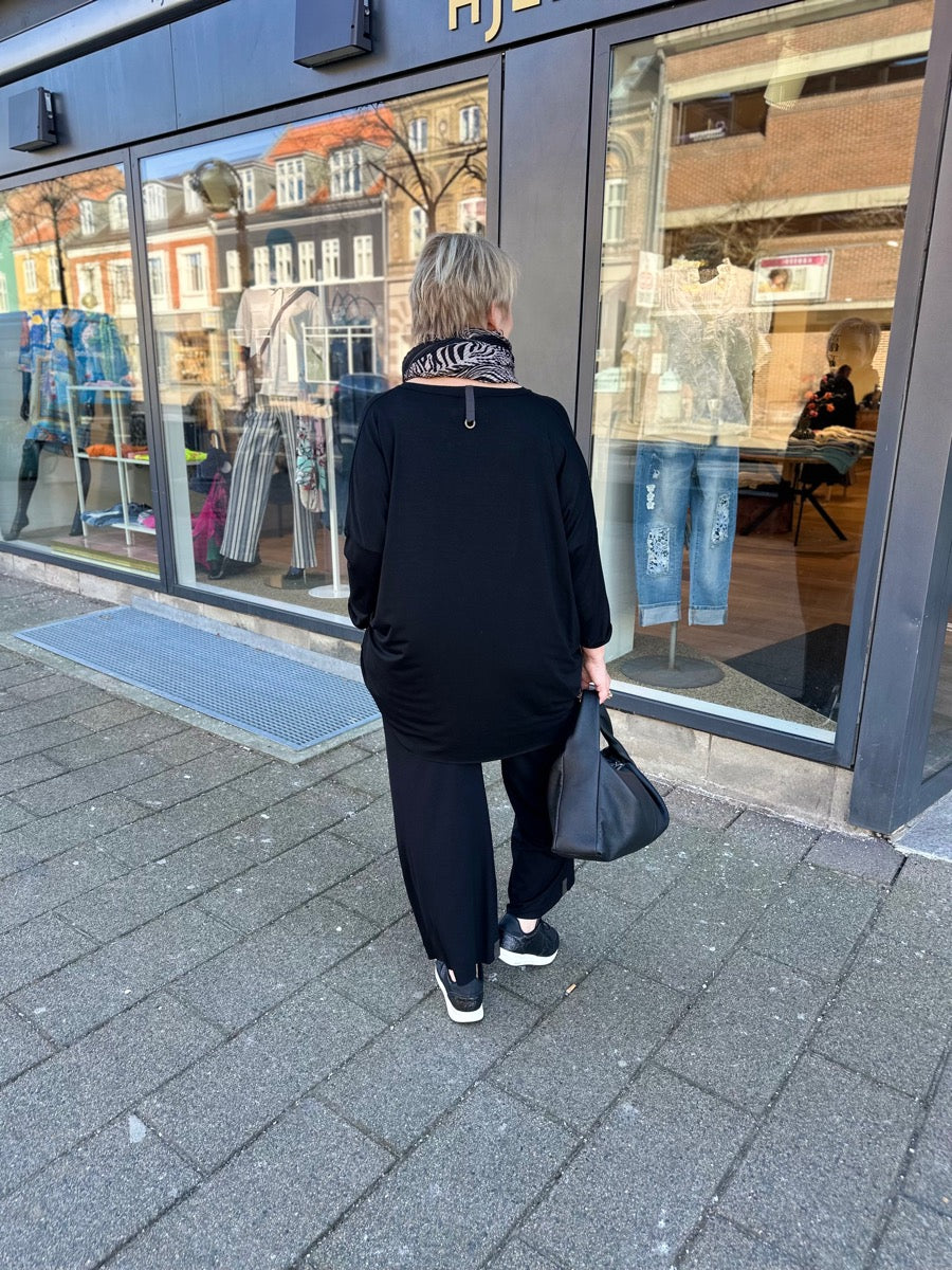 HSCPH Bluse V-Hals Sort