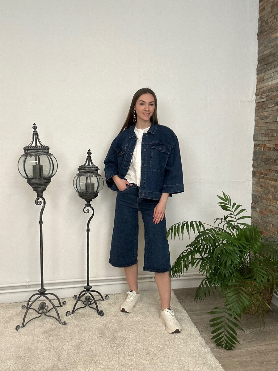 Ofelia Hekla Shorts Wash Blå