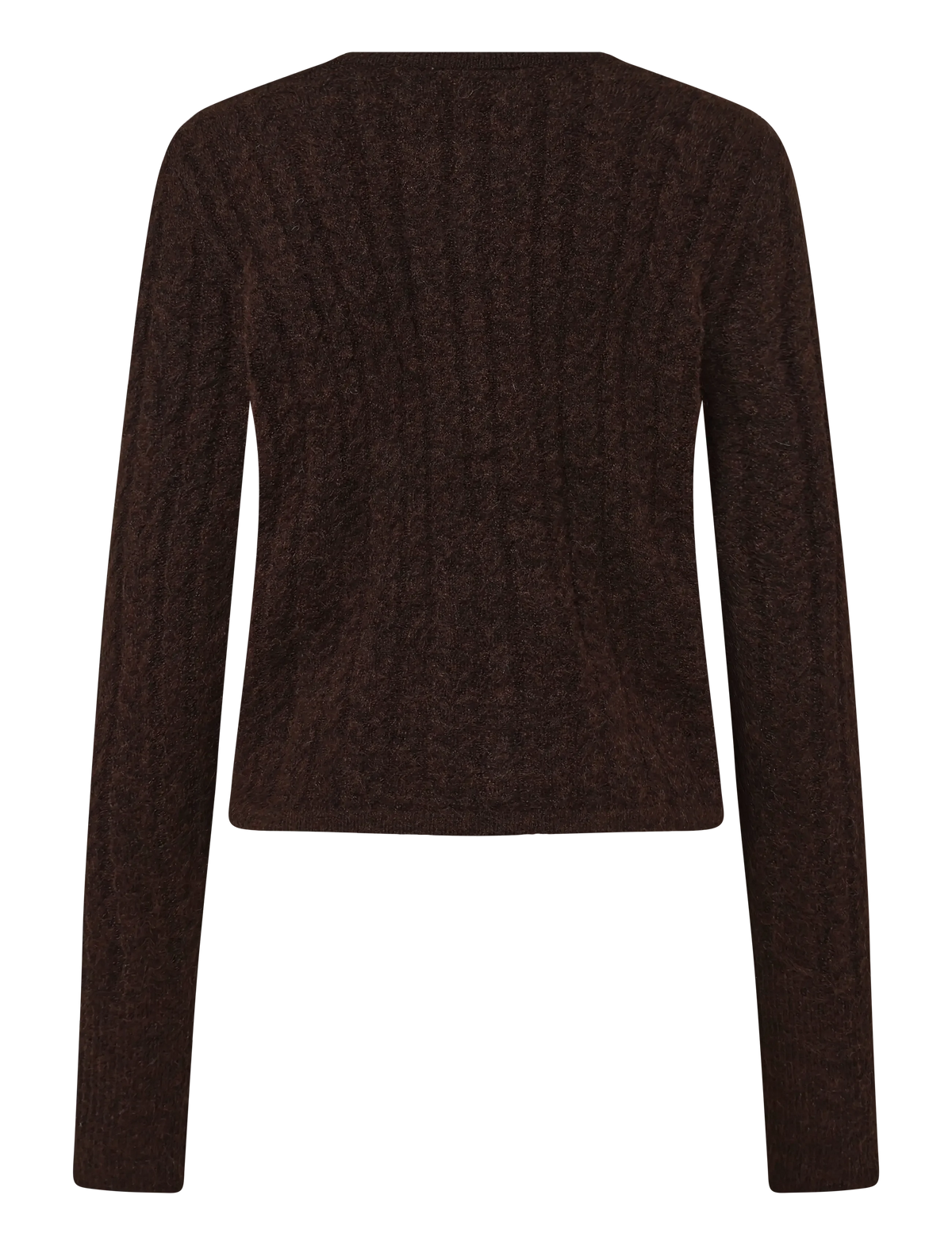 KAFFE Melanie Cardigan Coffee Bean Melange