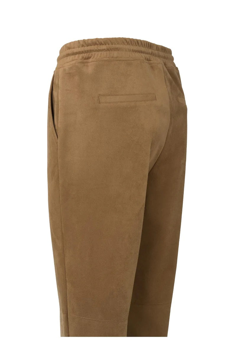 YAYA Suedine Jogging Bukser Indian Tan Sand