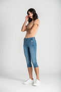 Bessie Lillo Pirat Buks Denim Blå