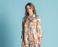Bessie London T Shirt Print Brun Orange