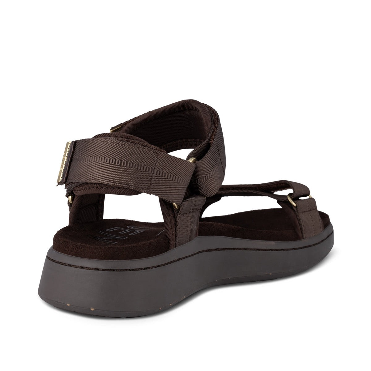 WODEN Line Sandal Chocolate Brun