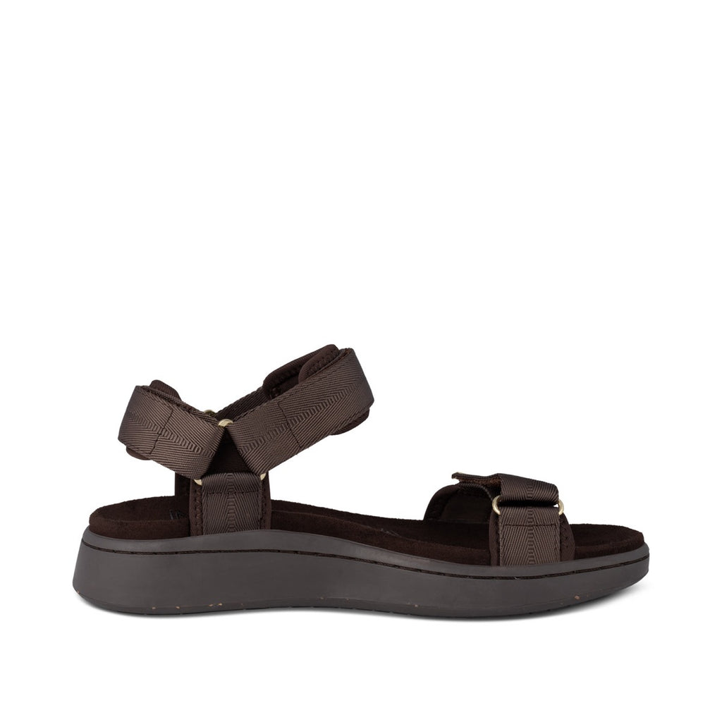 WODEN Line Sandal Chocolate Brun