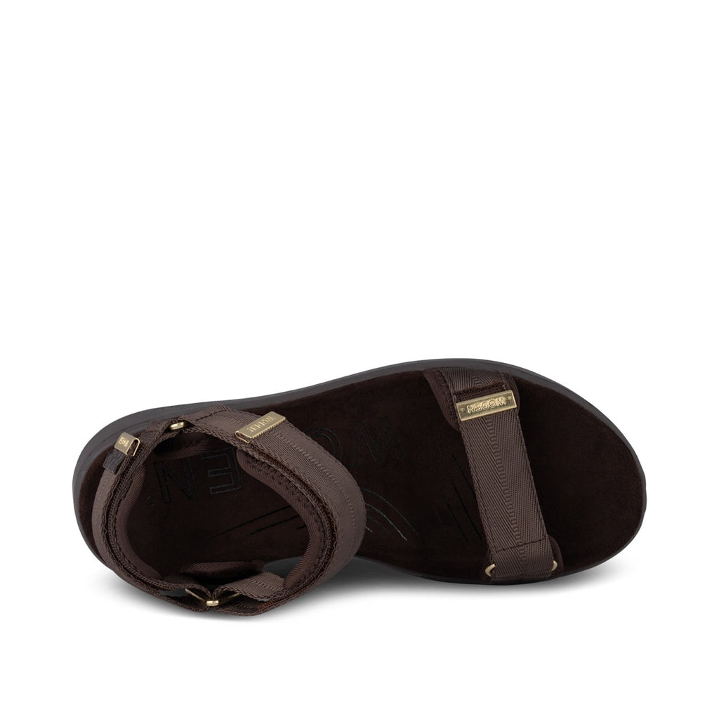 WODEN Line Sandal Chocolate Brun