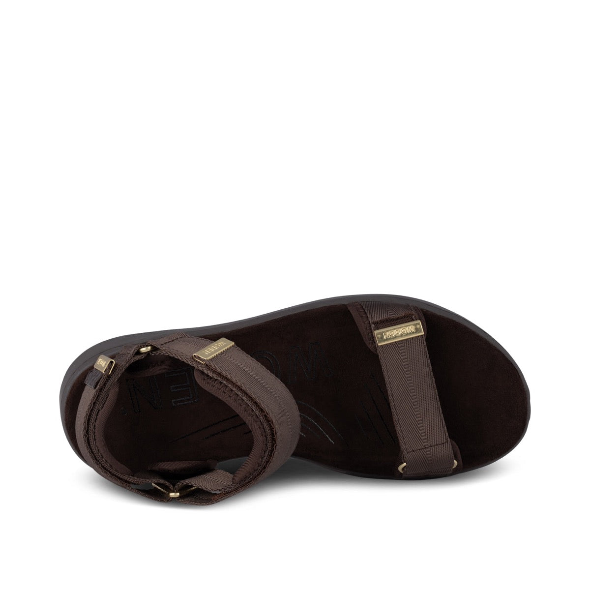 WODEN Line Sandal Chocolate Brun