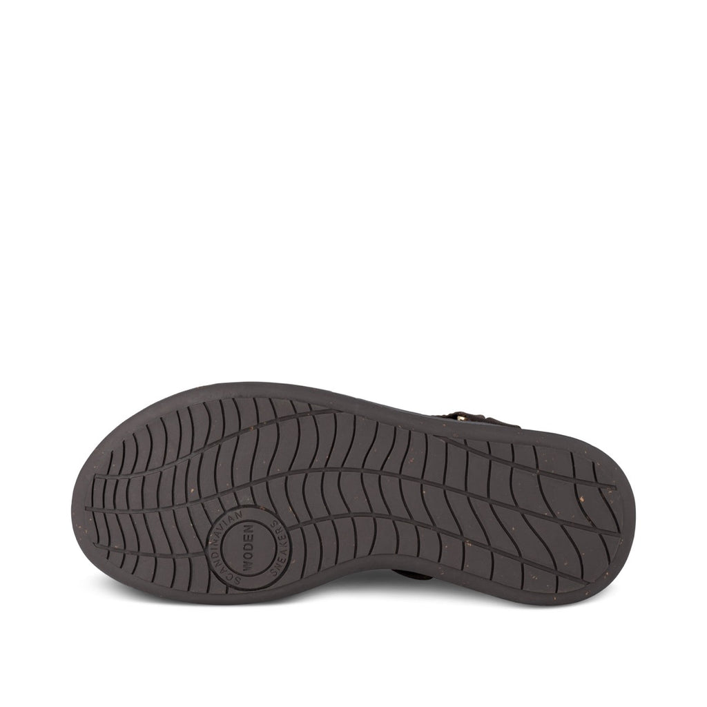 WODEN Line Sandal Chocolate Brun