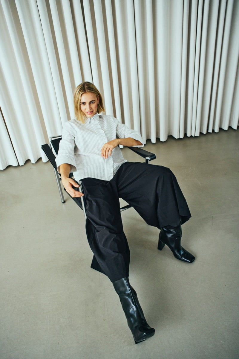 Freequent Jules Bukser Ankle Wide Legs Sort
