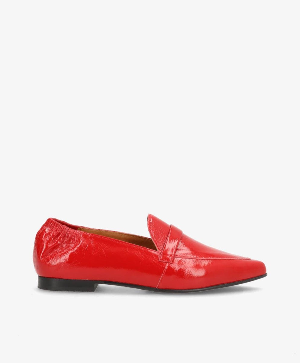 ShoeDesign LUCY Ballerina Skind Rød