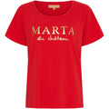 Marta Du Chateau Jeanette T Shirt Rød