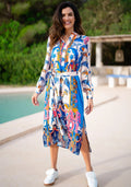 MISS GOODLIFE Midi Kjole Blue Hour Blå