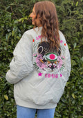 MISS GOODLIFE Bomberjacket Heart Lys Grå