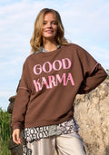 MISS GOODLIFE Roundneck GOOD KARMA Brun