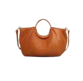 Löwenstein Ella Taske Rillet m Håndtag Camel Brun