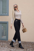 Jewelly AUTI Jeans Straight Leg Sten Leo Mørke Blå