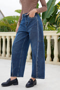 Jewelly Marta Jeans Nitter Denim Blå