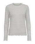 Freequent Merib T-shirt Tofu m Sort
