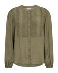 Freequent Shu Bluse Deep Lichen Grøn