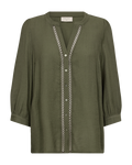 Freequent Maira Skjorte Dusty Olive Grøn