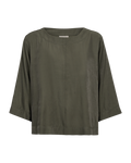 Freequent Wednesday Bluse Dusty Olive Grøn