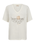 Freequent Azing T-shirt Tofu Creme m Orange