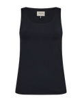 Freequent Sonia Top Rund Hals Sort