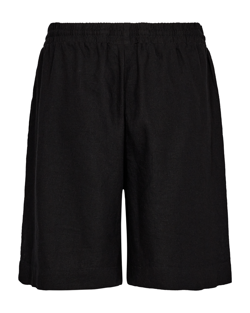 Freequent Lava Hør Shorts Sort