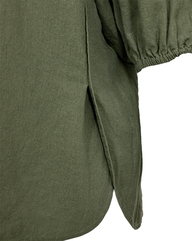 Freequent Lava Bluse Deep Lichen Grøn