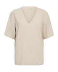 Freequent Lava Bluse Taupe Off White