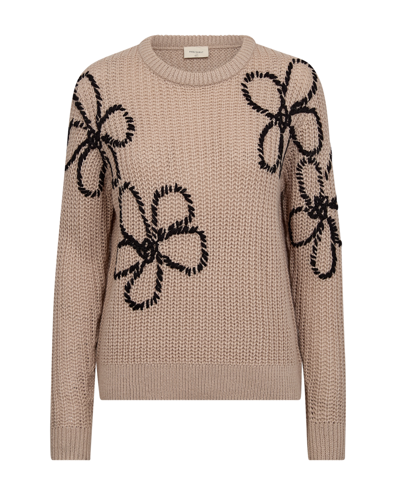Freequent Cox Pullover Simply Taupe m Sort