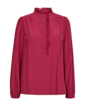 Freequent Sea Bluse Raspberry Rød