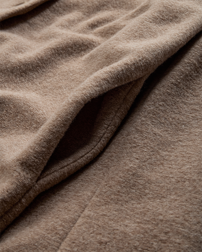 Freequent Noelle Jakke Silver Mink Melange Brun