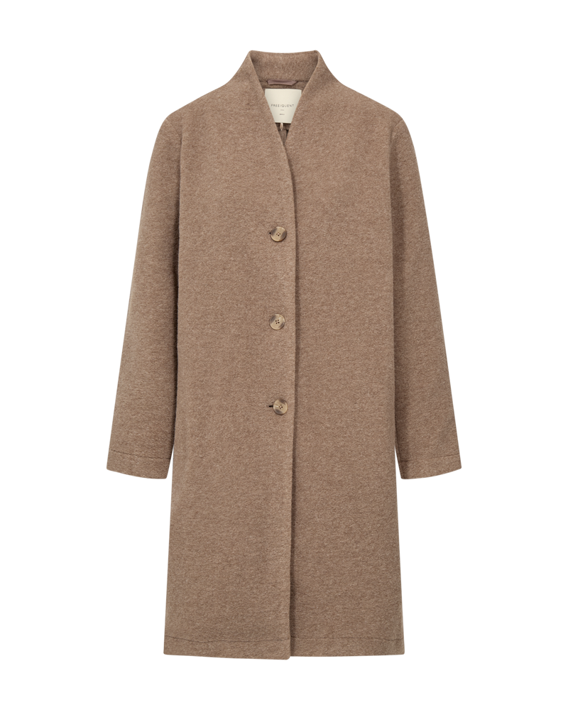 Freequent Noelle Jakke Silver Mink Melange Brun