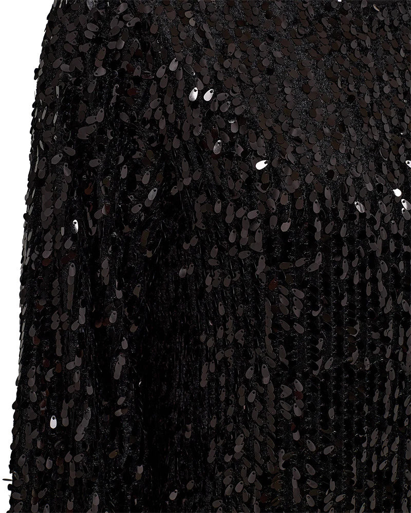 Freequent Eve Kjole Big Bow Sort w Sort