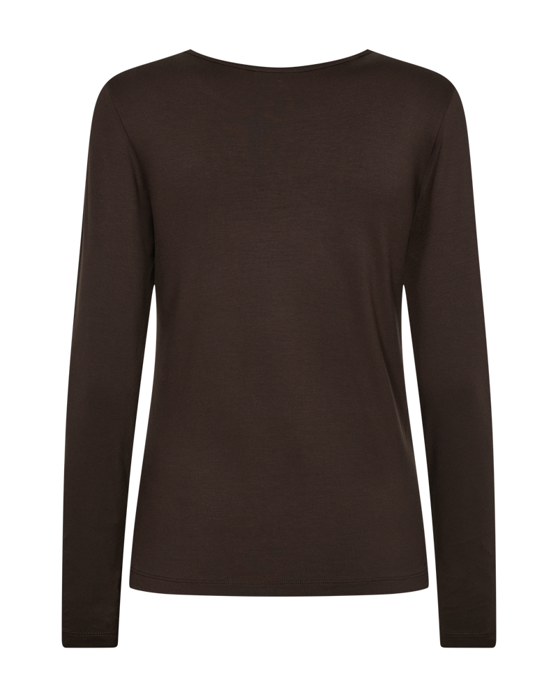 Freequent Liana T-shirt Mole Brun