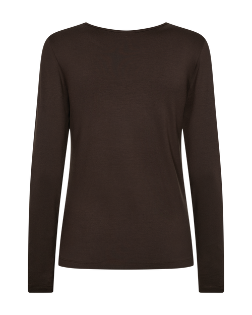 Freequent Liana T-shirt Mole Brun