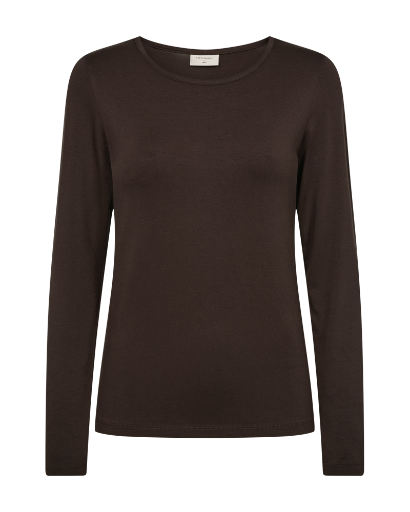 Freequent Liana T-shirt Mole Brun