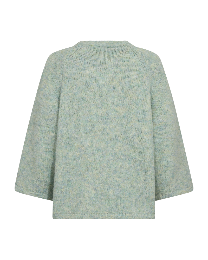 Freequent GRSLULU Pullover Melange Iceberg Grøn