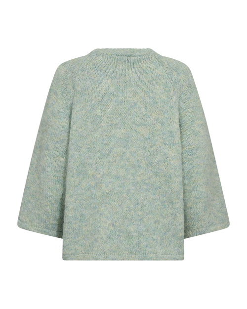 Freequent GRSLULU Pullover Melange Iceberg Grøn