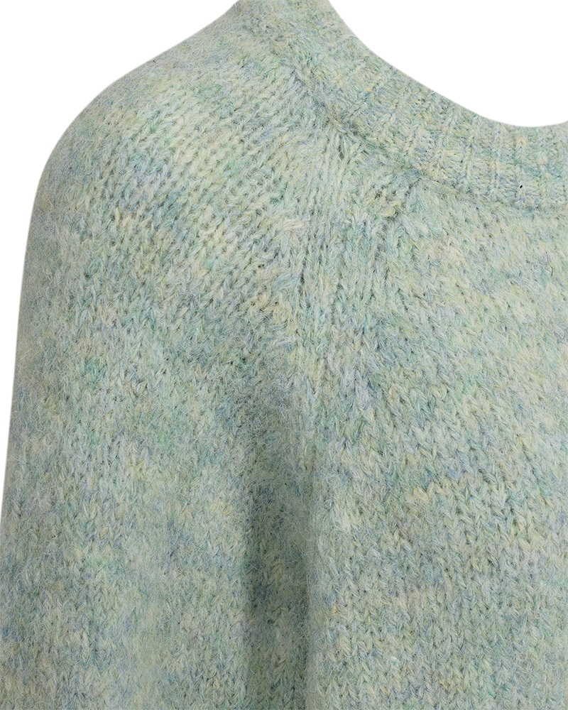 Freequent GRSLULU Pullover Melange Iceberg Grøn